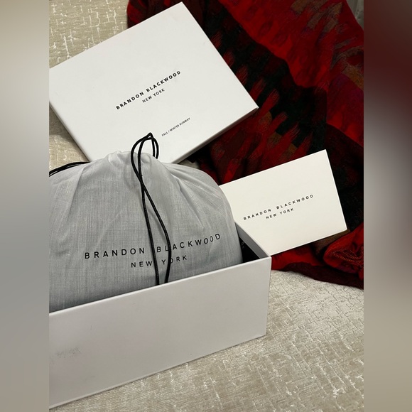 Brandon Blackwoods Bowen Bag in Black Shearling with Silver Hardware - Picture 2 of 7